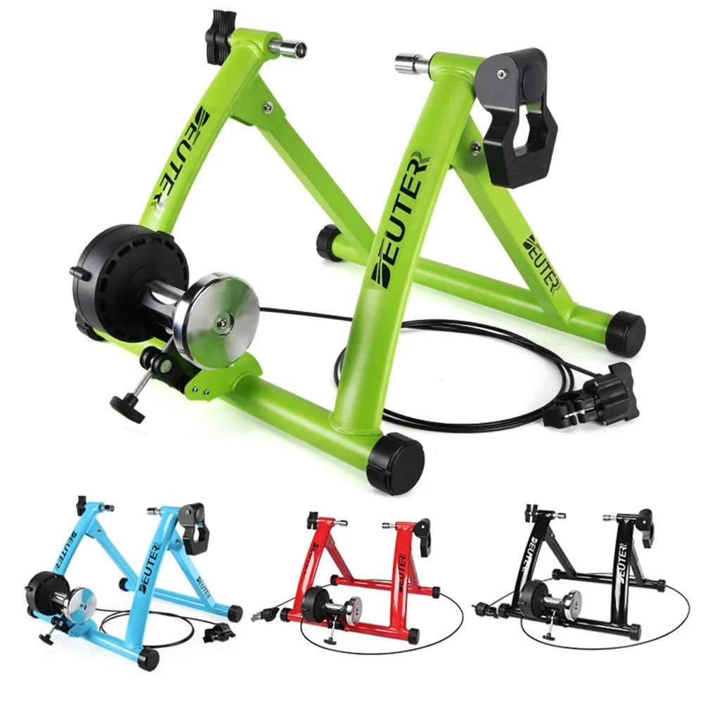 Magnetic Resistance Cycling Trainer Indoor Exercise Home Training Bike Rollers Fitness Equipment for 26-29 Inch Bikes