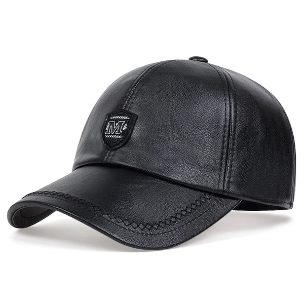 leather baseball Cap