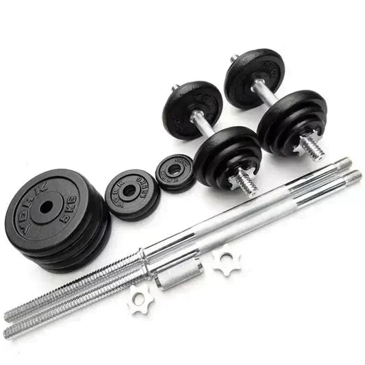 Adjustable Dumbbell Barbell Set 10kg Lightweight Ideal for Home Gym Fitness Enthusiasts